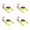 Mytee Products Ratchet Straps 2 inx50 ft w/Double J Hooks 10,000 lbs. BS, Tie Down Strap, 4PK RS250WHx4 - alternate 1