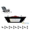 Nuwatt 4 Inch 2 Hour Black Square Fire Rated Recessed Lighting Canless LED Lights 2700K-5000K, 900LM, 6PK NW-P-SQDL-4-12W-5CT-FR-BLK-6P - alternate 1