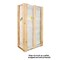 Diversified Spaces Tall Storage Cabinet, 4 Doors Glass, Oak 357-3622K - alternate 3
