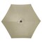 Living Accents Solar LED 9 ft. Tiltable Taupe Market Umbrella YQ103BK-TP - alternate 1