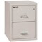 Fireking 2 Drawer, 1 Hr Fire & impact rated, 25" depth Letter Platinum 2-1825-CPL - alternate 1