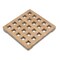 Homeroots 8.00in Square Wood Trivet 478221 - alternate 1