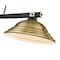 Z-Lite Bronte 3 Light Billiard, Matte Black and Rubbed Brass, Rubbed Brass 1955-3MB-RB-SRB - alternate 5
