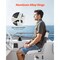 Vevor Boat Seat High Backrest Folding Boat Seat Sponge Cushion Black and Grey AD75186 - alternate 3