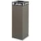 Safco 42 gal Square Trash Can, Open Top, Brown, Heavy Gauge Steel, 1 Openings 2984BR - alternate 1
