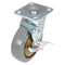 Vestil Rubber Swivel With Brake Caster 6 In. Diameter x 2 In. Width 771 Lb. Capacity Dark Gray/Gold CST-KSM-6X2MR-SWB - alternate 1