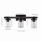 Jonathan Y Bungalow 22.75" 3-Light Iron/Seeded Glass Rustic Farmhouse LED Vanity Light, Oil Rubbed Bronze JYL7509A - alternate 9