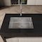 Wrightmaster 27 in. Undermount Single Bowl 20 Gauge Silver Stainless Steel Kitchen Sink with Drain ZOR-BR04D-271908 - alternate 3