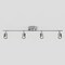 Vidalite Shura Brushed Nickel 4-Light Track Light with Rotatable Heads, Integrated LED, 3000k, 2240 Lmn CE1059881 - alternate 1
