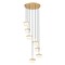 Z-Lite Renaud Modern Gold 7 Light Chandelier 827P6-7R-MGLD-LED - alternate 1