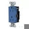 Hubbell Wiring Device-Kellems Straight Blade Receptacle, 5-15R, 15 A, 125V AC, 2 Pole, 3 Wire, Surface Mount, Grounded HBL2172STBL - alternate 2