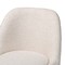 Baxton Studio Nalima Dining Chair - Modern Accent Side Chair with Hand-Forged Metal Frame and Wingback Seat 270-14714-ZORO - alternate 6