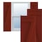 Ekena Millwork True Fit PVC Three Board Joined Board-n-Batten Shutters w/Z-Bar, Pepper Red , 16 1/8W x 42H, PR TFP102BBF16X042MR - alternate 1