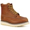 Handpoint Mens 6 in Soft Toe Moc Toe Work Boots-Slip Resistant SureTrack Boots, Full Grain Leather, 6 CK30-8494-D-6 - alternate 1