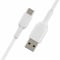 Belkin BOOST CHARGE USB-C to USB-A Cable, 3.3 ft, White, 2PK CAB001BT1MWH2PK - alternate 11