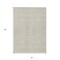 Homeroots 3' X 5' Beige And Ivory Geometric Washable Indoor Outdoor Area Rug 596159 - alternate 7
