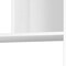 Homeroots 71" White Wood Ten Tier Geometric Bookcase 526862 - alternate 4