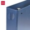 Deli Std Duty View Binder 1in, Letter, D-Ring, PVC-Free, Navy, 12PK CF567-DB - alternate 2