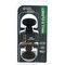 Steel Pro Matte Black Half Round Passage Knob TFX930B - alternate 1