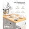 Vevor 35.4" Rolling Kitchen Island Cart with Storage Drawer & Rack SR191276 - alternate 5