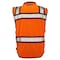 Dome75 Hi-Vis Heavy Duty Safety Vest MD Class ANSI/ISEA 107-2020 Class 2 , Reinforced Front Zipper 1 OV6124 - alternate 5