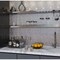 Apollo Tile Silver 10.8 in x 11.5 in Glass Glossy, Matte Floor and Wall Mosaic Tile 8.63 sqft/case, 10PK APLAHX8801A - alternate 3
