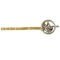 Kingston Brass Front Mount Toilet Tank Lever with Knurled Handle, Polished Nickel KTRNK6 - alternate 1