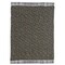 Homeroots 50" X 60" Black And Gold Geometric Cotton Woven Throw Blanket with Tassels 516602 - alternate 1