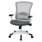 Space Seating Pulsar White Frame Managers Chair, Grey 317W-W1C1F2W-2M - alternate 3