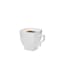 Smarty Had A Party 2 oz. White Square Plastic Mini Coffee Tea Cups (240 Cups), 240PK 6937W-CASE - alternate 4