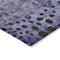 Homeroots 8' Purple Green And Black Round Abstract Washable Indoor Outdoor Area Rug 603103 - alternate 5