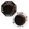 Happimess Fleur 25-Gallon Disposable Corrugated Cardboard Trash Can, Recycling Bin, Black/White, 2PK HPM1302A-2SET - alternate 4
