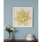 Homeroots 12" X 13" Gold Flower Wood and Metal Wall Decor 489490 - alternate 5