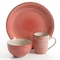 Gibson Home 12 Piece Pastel Stoneware Dinnerware Set in Assorted Colors 123360.12 - alternate 4