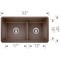 Blanco Precis Reversible 1-3/4 w/Low Divide, Cafe Brown 442528 - alternate 3