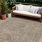 Homeroots 8' X 10' Brown And Beige Abstract Washable Indoor Outdoor Area Rug 594914 - alternate 1