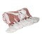Homeroots 50" X 60" Rust Woven Cotton Striped Throw Blanket with Tassels 548932 - alternate 5