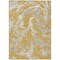 Homeroots 8' X 10' Gold Gray And Ivory Abstract Washable Indoor Outdoor Area Rug 600087 - alternate 4