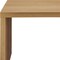 Homeroots 20" Oak Wood Square Sled End Table 654011 - alternate 6