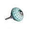 Homeroots Set of Twelve Turquoise And White Geometric Ceramic Drawer Pull Knobs, 12PK 358125 - alternate 3