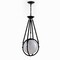 Vidalite Voyager 1-Light Matte Black Pendant, Hanging Pendant Light With Rope Detail and Smoked Glass Shade CE1013092 - alternate 3