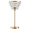 Jonathan Y Buckingham 25" Crystal/Metal Table Lamp, Brass Gold/Clear JYL9004B - alternate 4