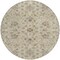 Homeroots 8' Beige Blue And Brown Round Moroccan Washable Indoor Outdoor Area Rug 605141 - alternate 5