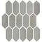 Daltile Miramo 2'' x 5'' Ceramic Picket Wall Mosaic, 12PK MR45PCK25MBMSGL - alternate 3