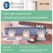 Boston Harbor Vanity Light Fixture, 60 W, 3-Lamp, A19 or CFL Lamp, Steel Fixture, Chrome Fixture RF-V-028-CH - alternate 3