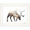 Homeroots Arctic Reindeer 1 White Framed Print Wall Art 405092 - alternate 1
