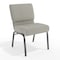 Flash Furniture Hercules Church Chair, Gray Back, 21-1/4 in W 25" L 33" H, Fabric Seat FD-CH0221-4-SV-GYDOT-GG - alternate 1