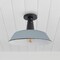 Jonathan Y Camila 14 in. 1-Light Classic Industrial Indoor/Outdoor Iron LED Semi Flush Mount, Matte Silver Blue JYL7617K - alternate 8