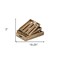 Homeroots 19in Brown Rectangular Wood Handmade Tray With Handles 483316 - alternate 3