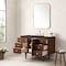 James Martin Vanities Amberly 48" Single Vanity, Mid-Century Walnut, w/ 3 CM Phantome Eclos Top 670-V48-WLT-3PHT - alternate 4